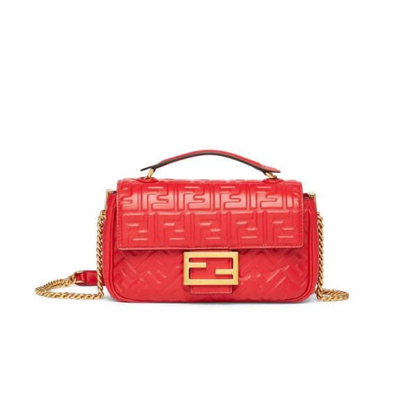Fendi Baguette Chain Midi Khaki