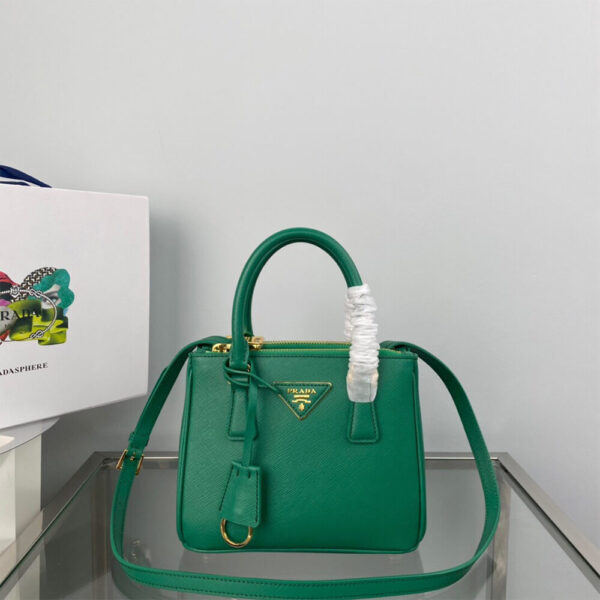 Prada Galleria Saffiano leather mini-bag Green - Image 2