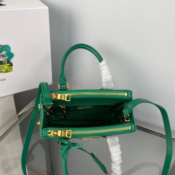 Prada Galleria Saffiano leather mini-bag Green - Image 8