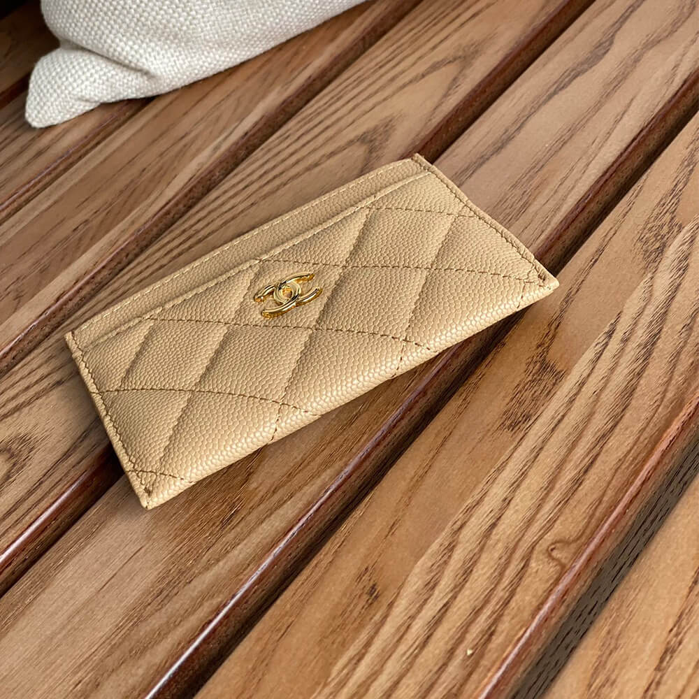 CHANEL Classic Card Holder Lake Blue - Image 5