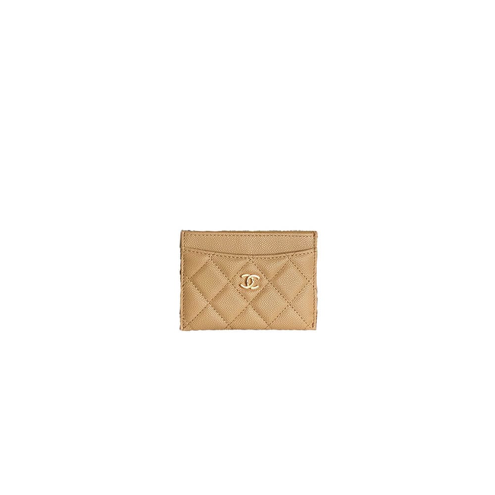 CHANEL Classic Card Holder Lake Blue
