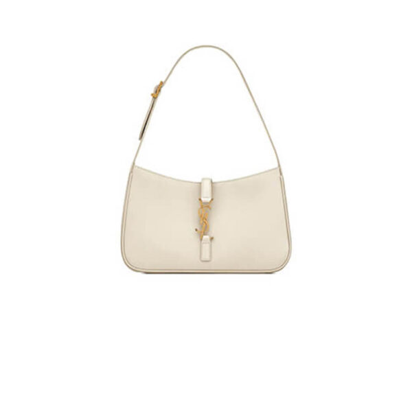 YSL LE 5 À 7 ARMPIT BAG Beige