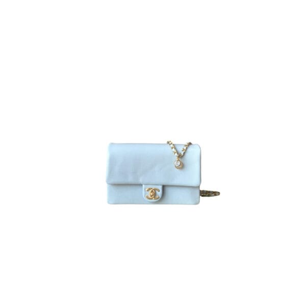 CHANEL Small Flap Bag(high-end grade) Lake Blue