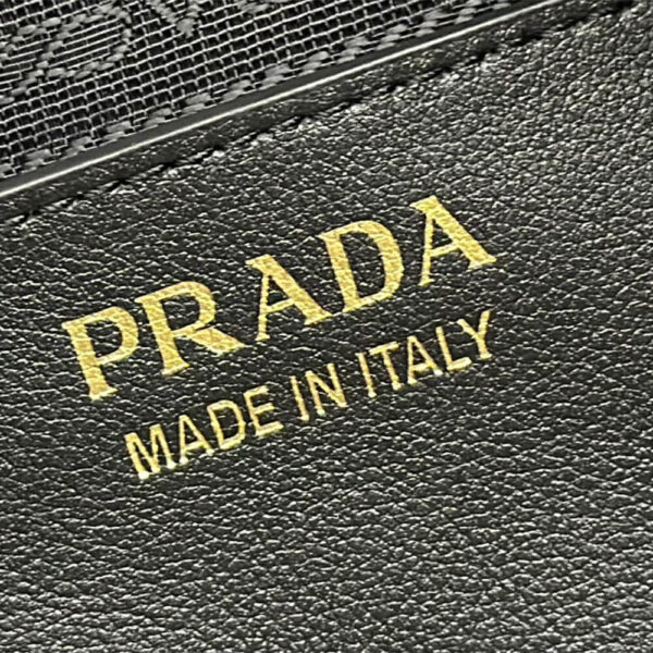 Prada Large leather shoulder bag Beige - Image 7