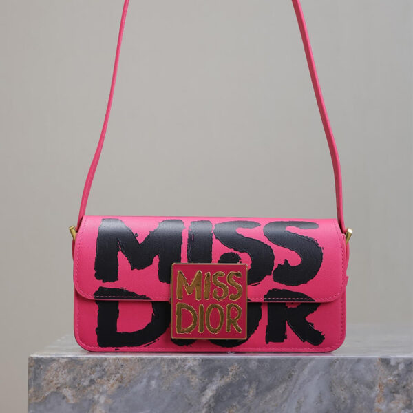 Miss Dior Flap Bag Pink - Image 2