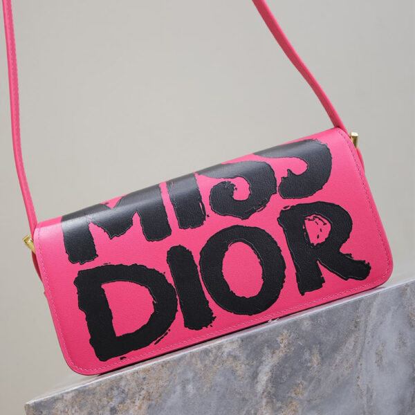 Miss Dior Flap Bag Pink - Image 4