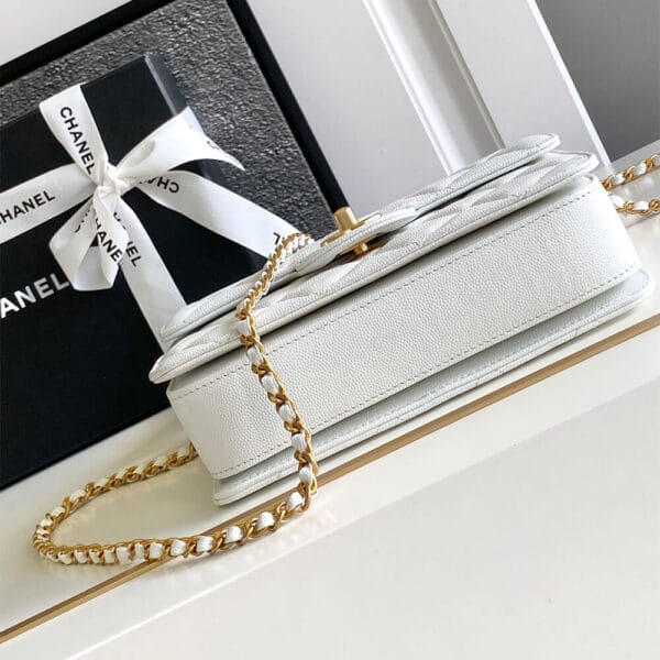 Chanel Small Handbag Lake Blue - Image 6