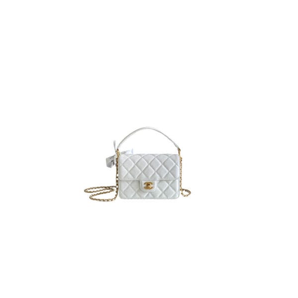 Chanel Small Handbag Lake Blue