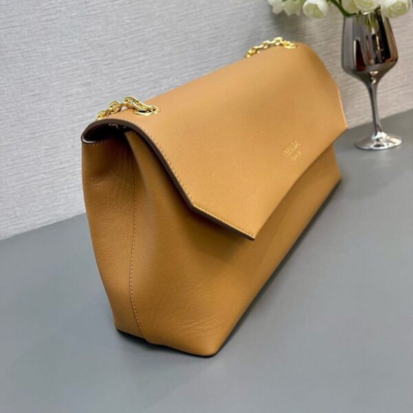Prada Medium leather shoulder bag (High-end Grade) Khaki - Image 3