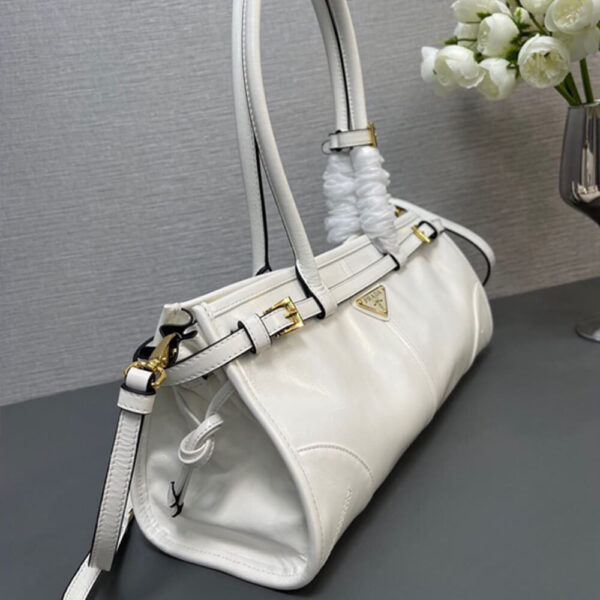 Prada Medium leather handbag(high-end grade) Beige - Image 3