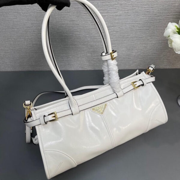 Prada Medium leather handbag(high-end grade) Beige - Image 6