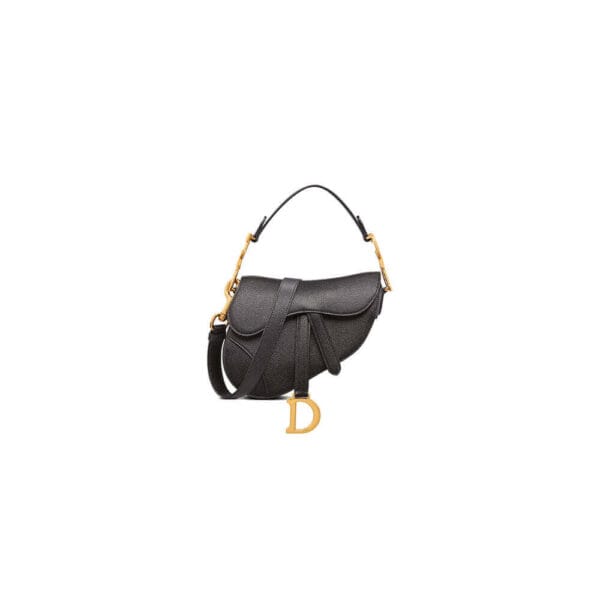Dior Saddle Bag with Strap black