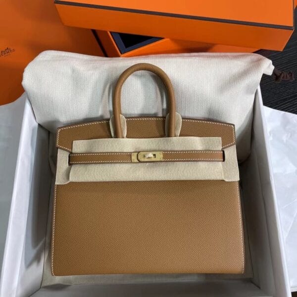 Hermès Birkin 25 Sellier(High-end Grade) Khaki - Image 2