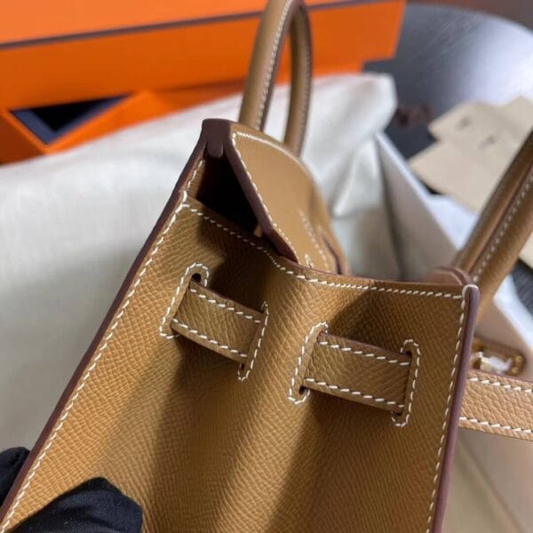 Hermès Birkin 25 Sellier(High-end Grade) Khaki - Image 7