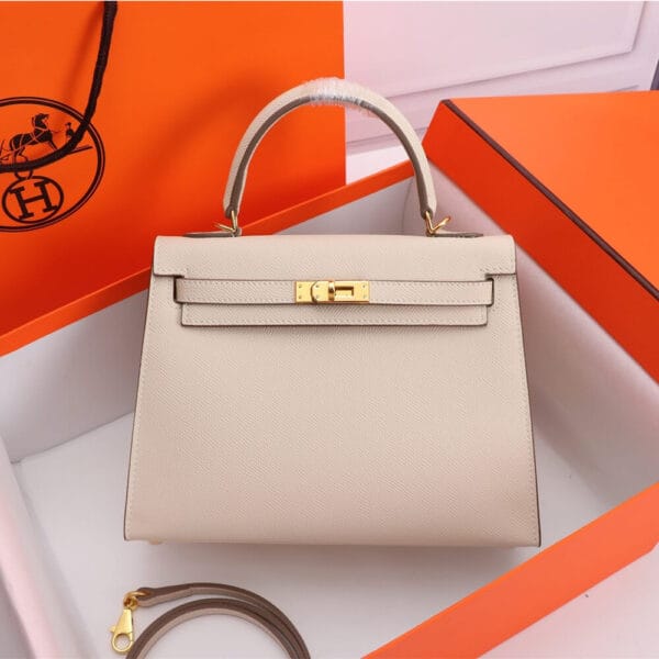 Hermes Kelly 25 Beige - Image 2