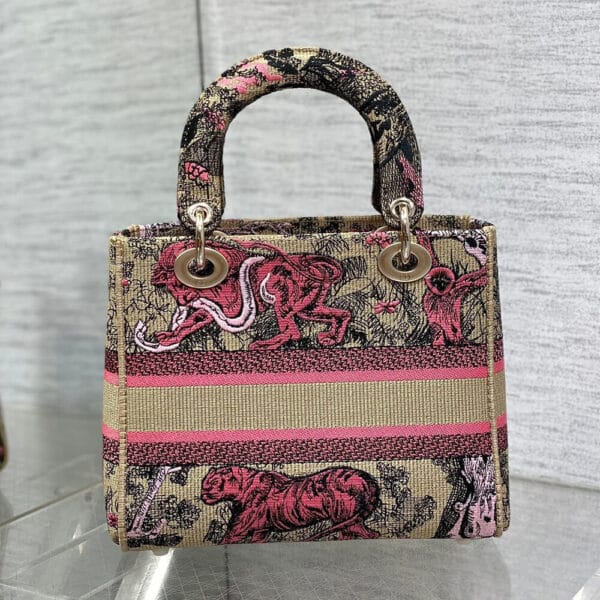 Dior Medium Dioriviera Lady D-Lite Bag Medium grey - Image 4