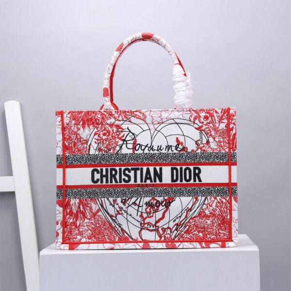 SMALL DIOR BOOK TOTE Beige - Image 2
