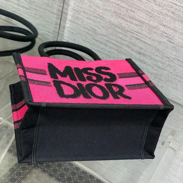Small Dior Book Tote Pink - Image 5