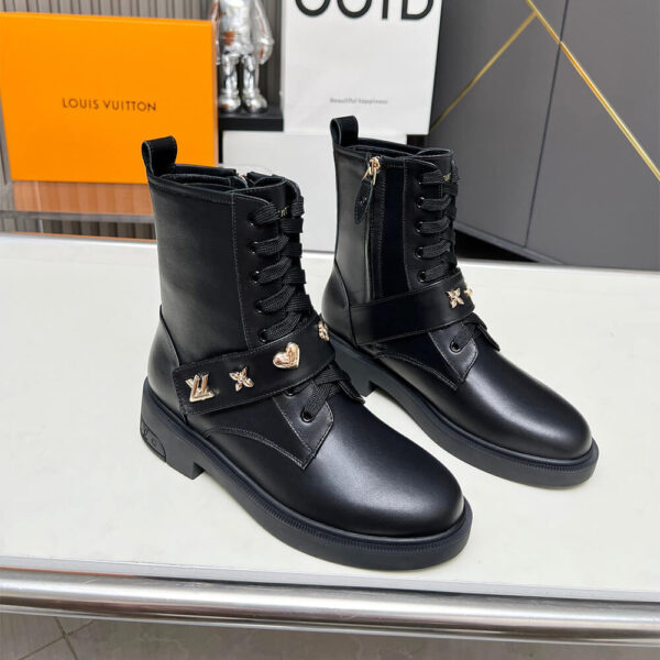 LV Citizen Flat Ranger Boot black - Image 3