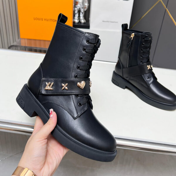 LV Citizen Flat Ranger Boot black - Image 4