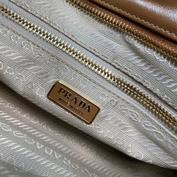Prada Medium leather handbag(high-end grade) Lake Blue - Image 7