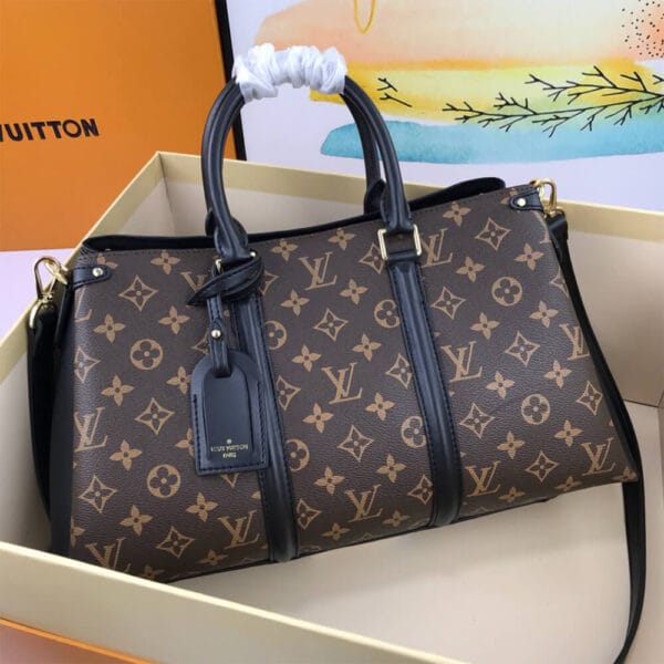Louis Vuitton SOUFFLOT MM black - Image 2