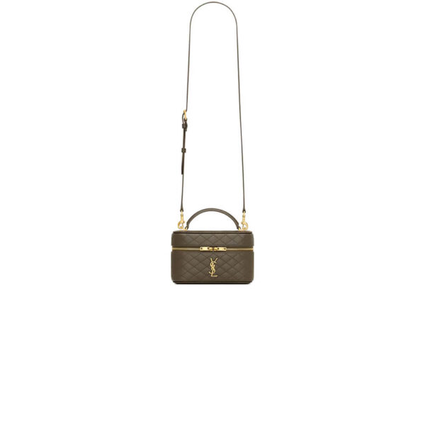 YSL GABY lambskin cosmetic bag black
