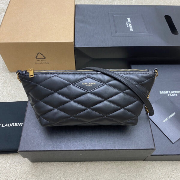 YSL MINI BAG IN QUILTED LAMBSKIN black - Image 2