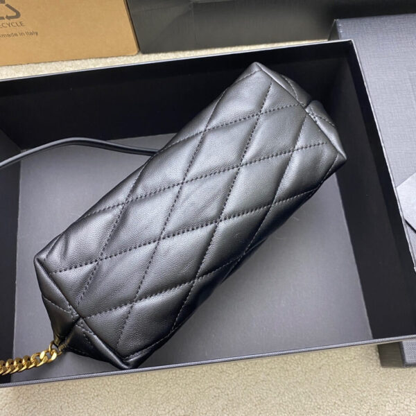 YSL MINI BAG IN QUILTED LAMBSKIN black - Image 6