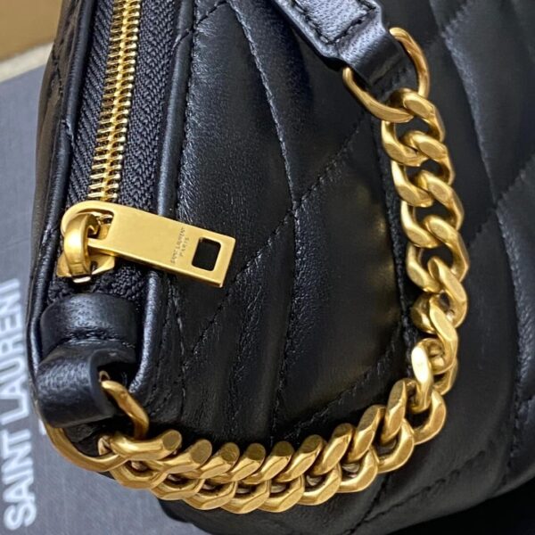 YSL MINI BAG IN QUILTED LAMBSKIN black - Image 7