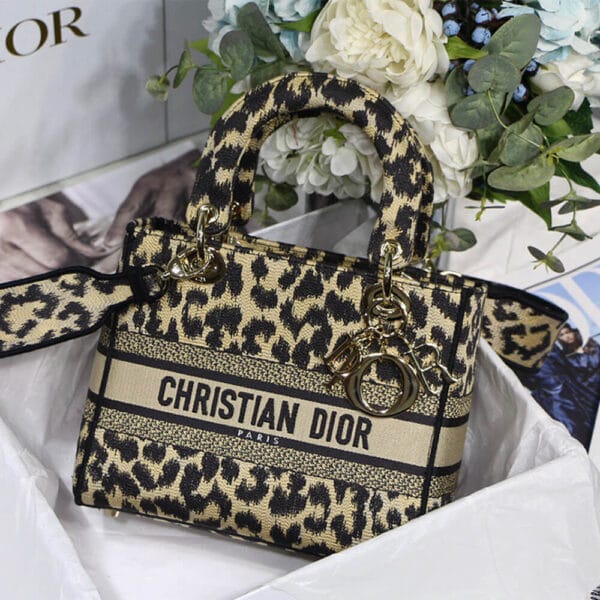 DIOR MEDIUM LADY D-LITE BAG black - Image 2