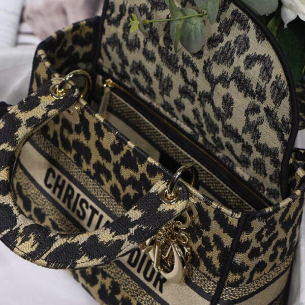 DIOR MEDIUM LADY D-LITE BAG black - Image 8