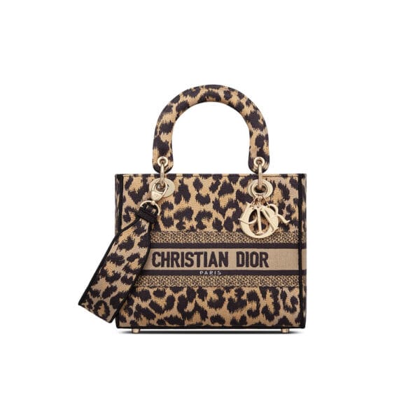 DIOR MEDIUM LADY D-LITE BAG black