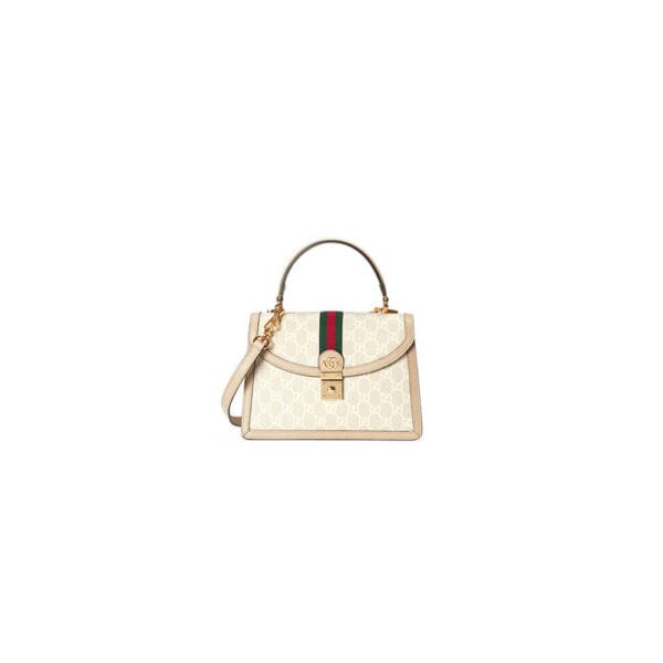Gucci Ophidia small top handle bag Beige