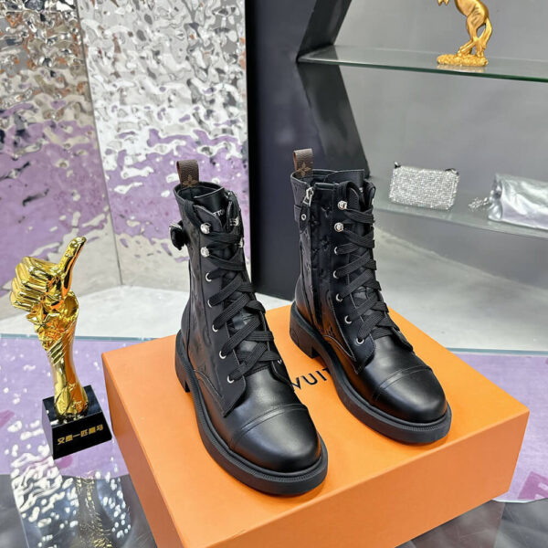 LV Citizen Flat Ranger Boot black - Image 4