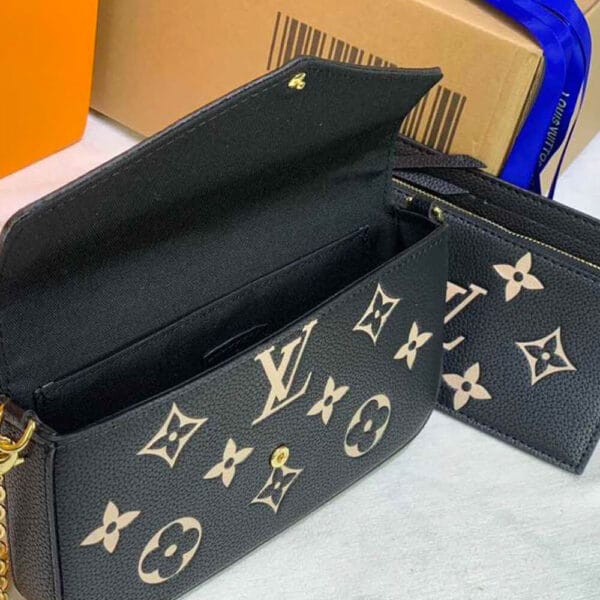 Louis Vuitton Felicie pochette bag black - Image 5