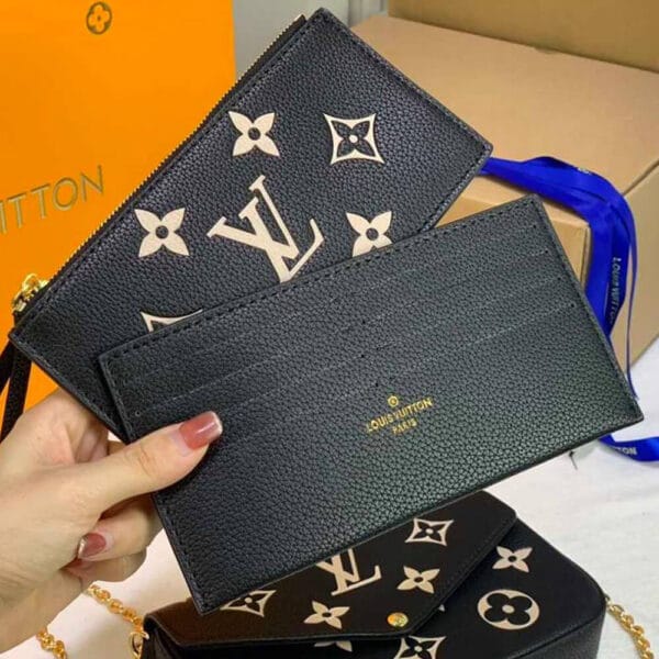 Louis Vuitton Felicie pochette bag black - Image 7