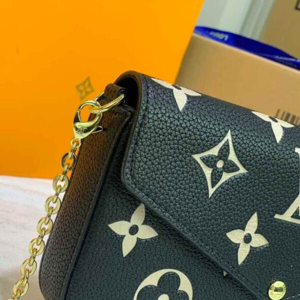 Louis Vuitton Felicie pochette bag black - Image 8