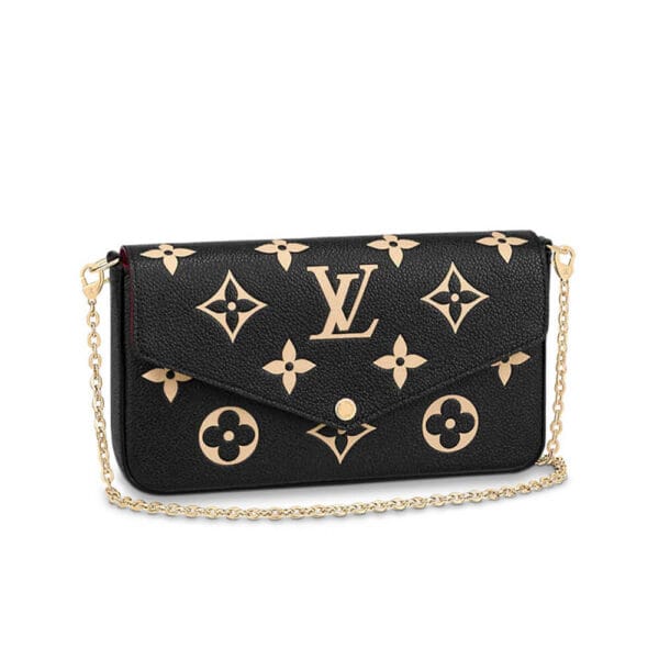 Louis Vuitton Felicie pochette bag black
