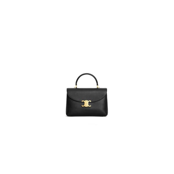 CELINE Medium size NINO bag in soft cow leather black