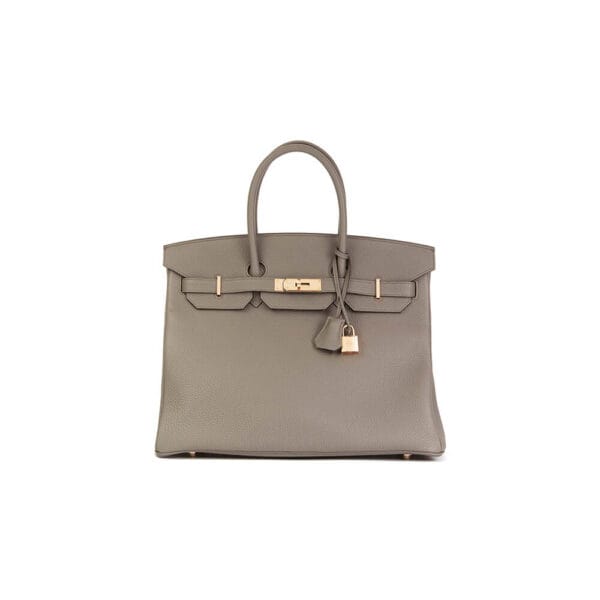 HERMES BIRKIN BAG 30 Medium grey