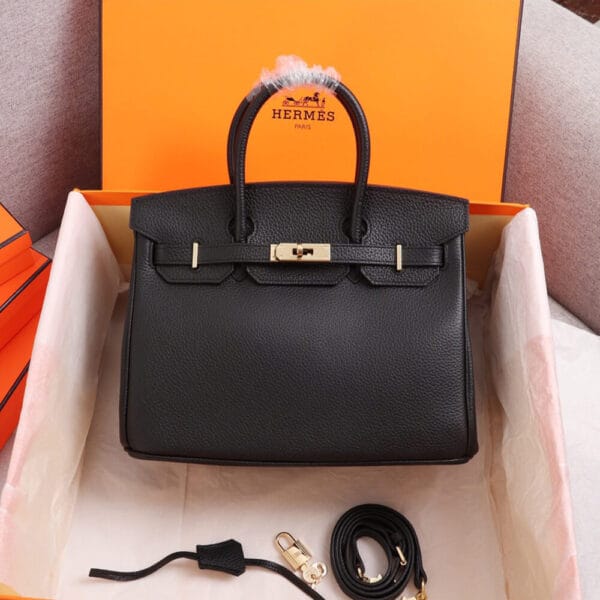 HERMES BIRKIN BAG 25 black - Image 2