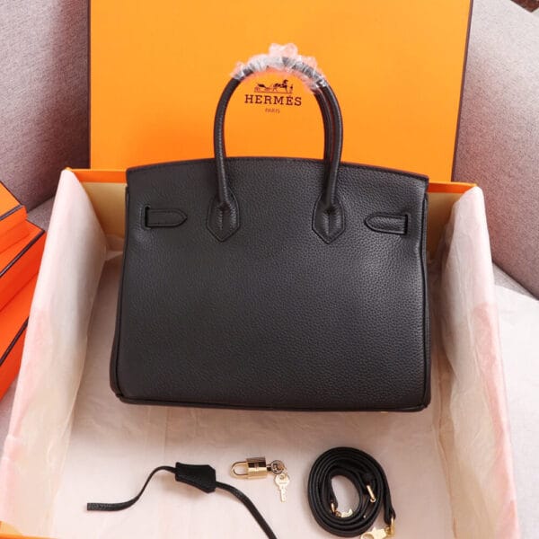HERMES BIRKIN BAG 25 black - Image 4
