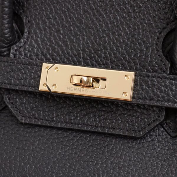 HERMES BIRKIN BAG 25 black - Image 6