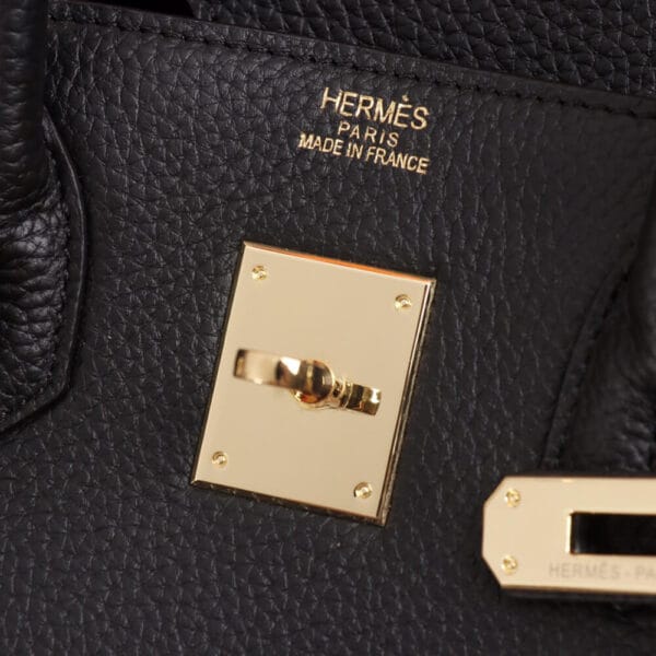 HERMES BIRKIN BAG 25 black - Image 7