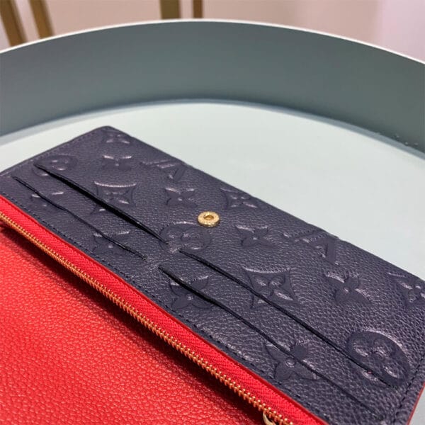 Louis Vuitton Emilie Wallet black - Image 6