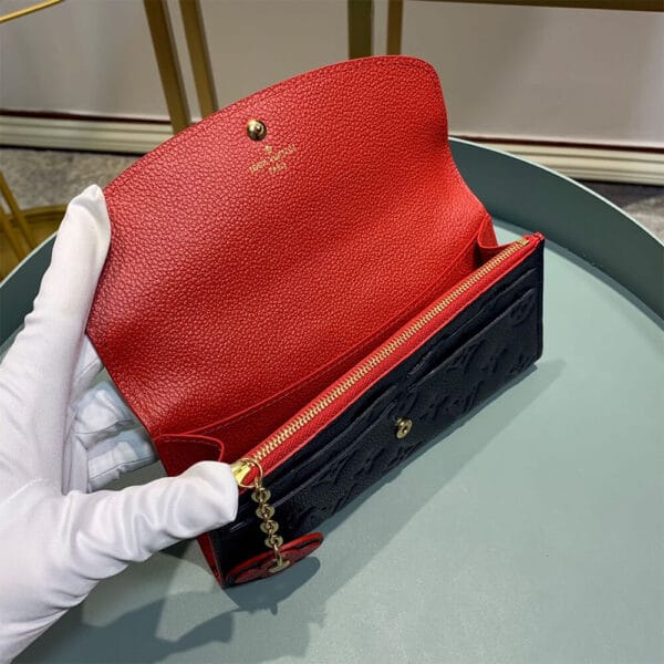 Louis Vuitton Emilie Wallet black - Image 8