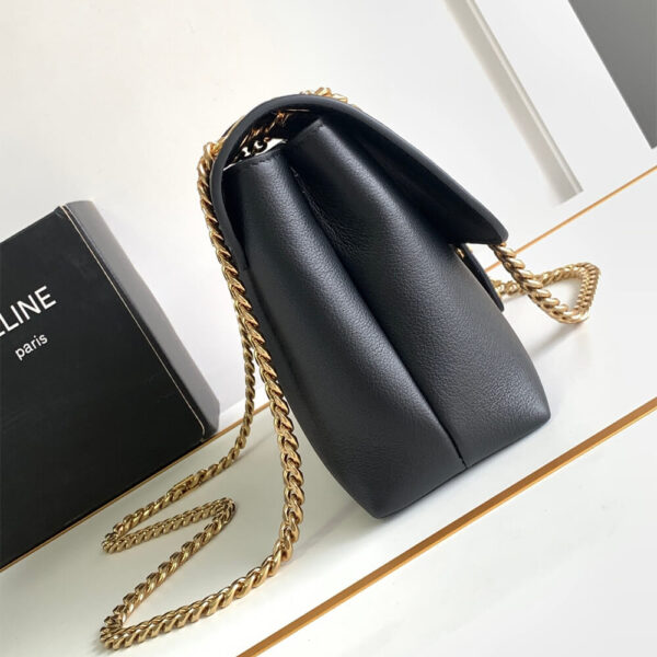 Medium CELINE VICTOIRE bag in soft calfskin black - Image 3