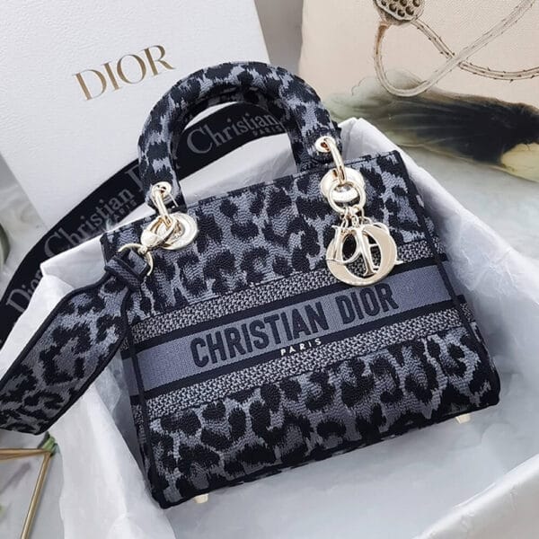 DIOR MEDIUM LADY D-LITE BAG black - Image 2
