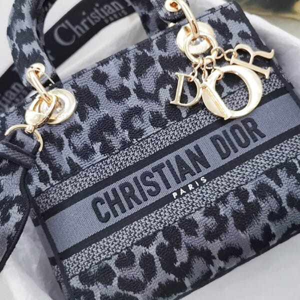 DIOR MEDIUM LADY D-LITE BAG black - Image 3
